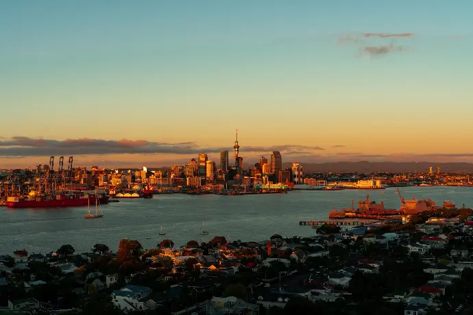 Myst Headquarter in Christchurch city skyline