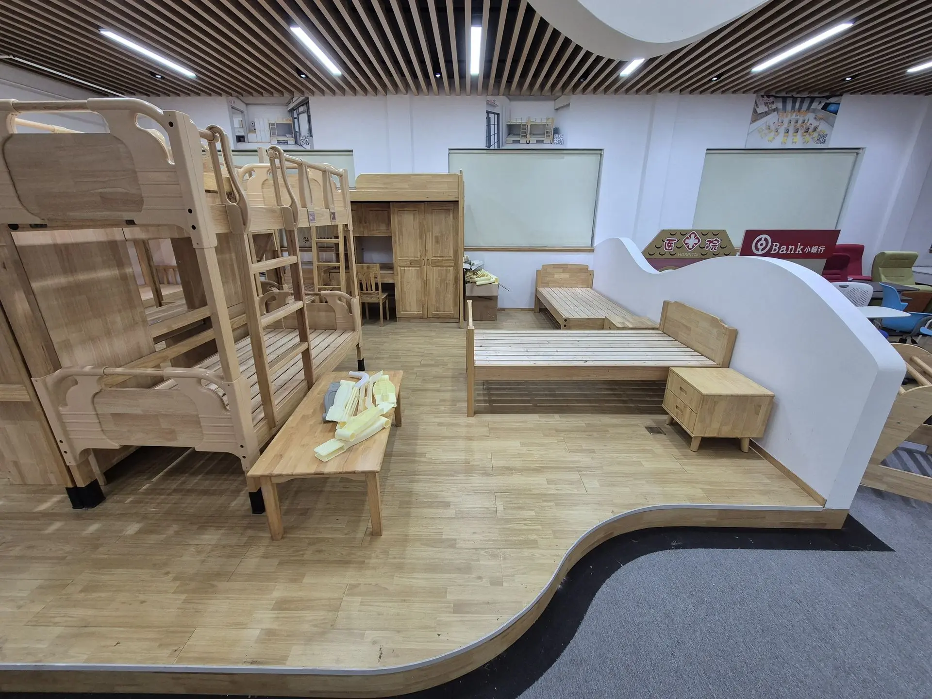 Dorm and bunk beds