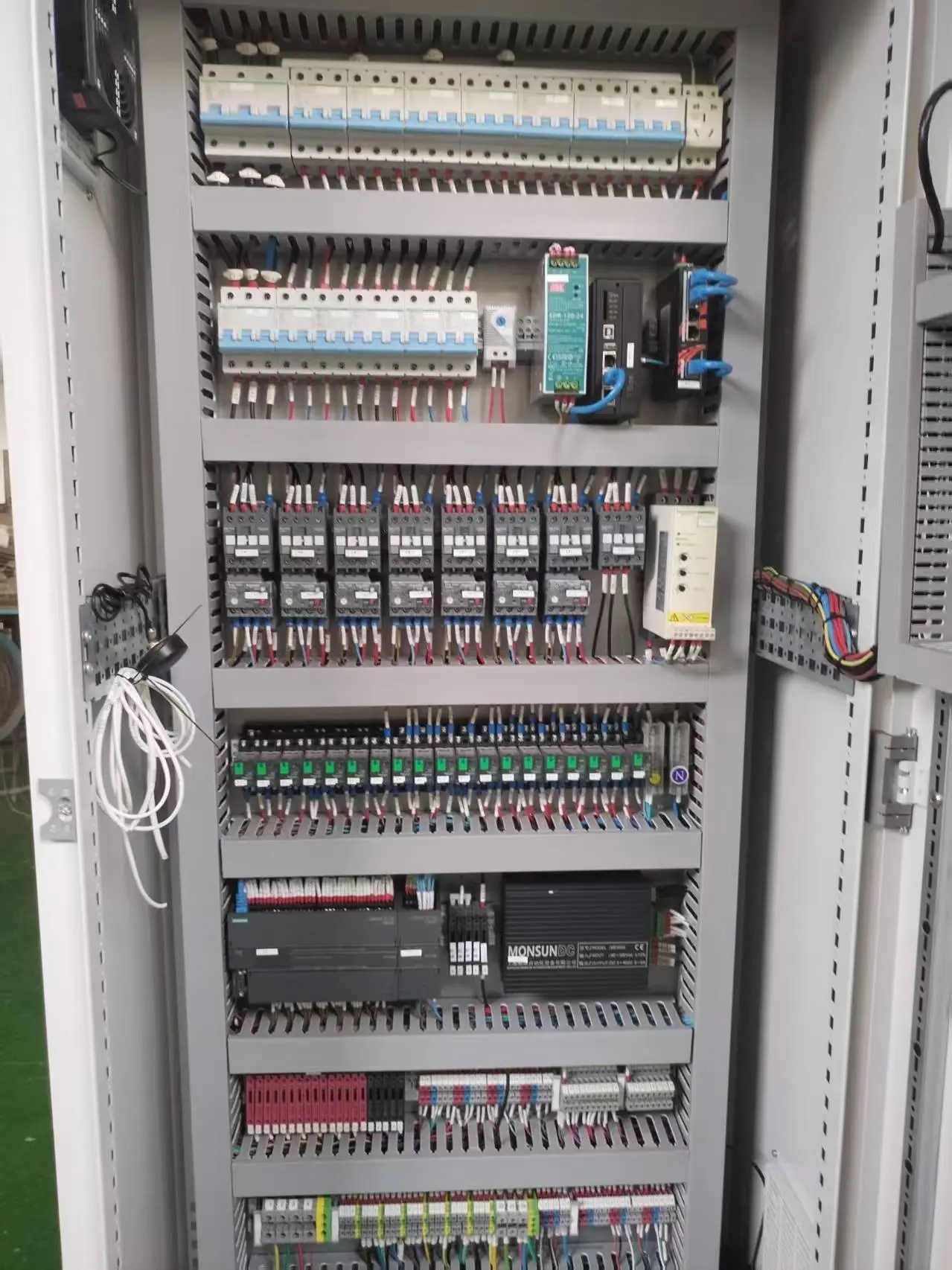 Electrical Control Panel Installed by Myst Enterprise