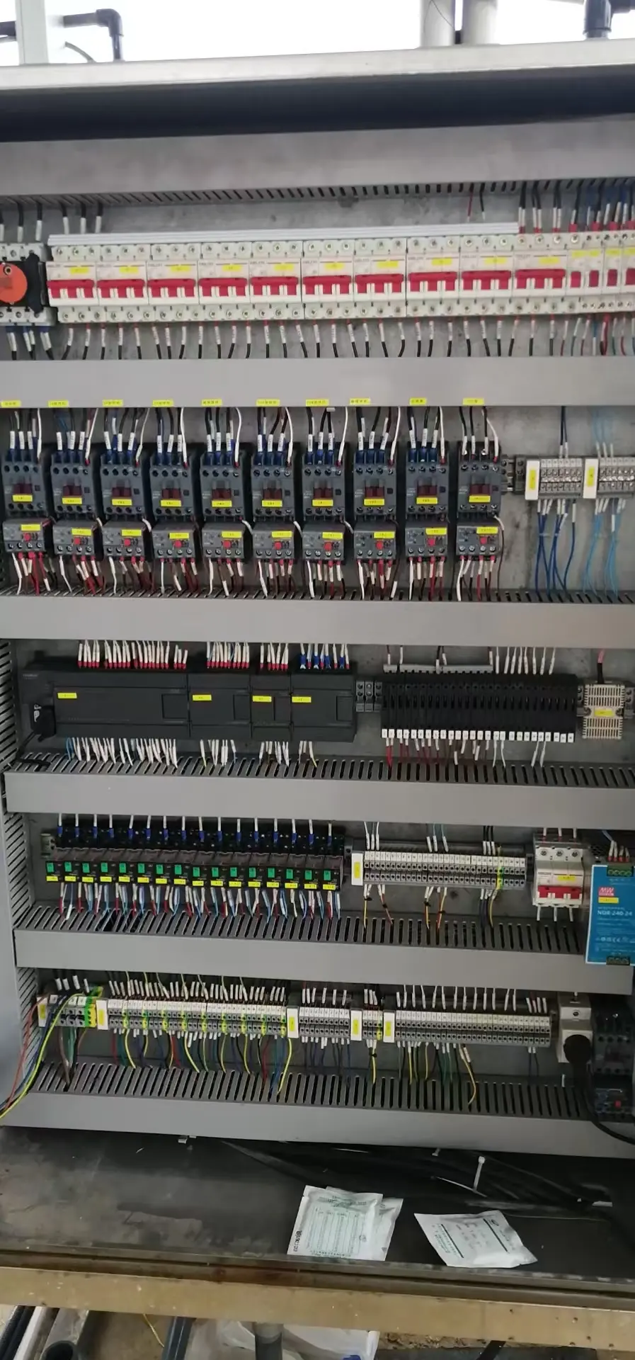 Complex Electrical Control Panel Installed by Myst Enterprise