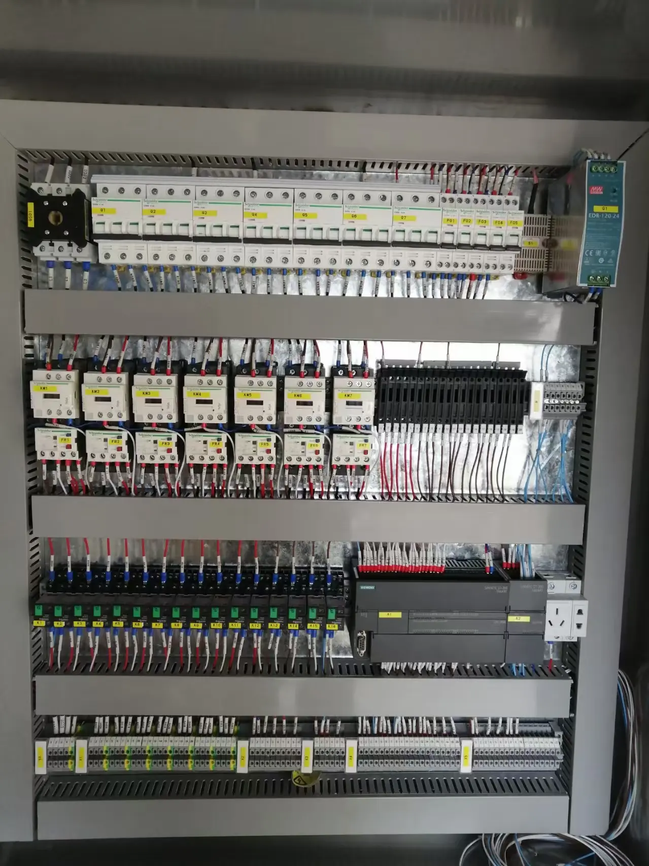 Industrial Grade Electrical Control Panel Installed by Myst Enterprise